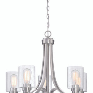 Bolden 5 Light Chandelier in Brushed Polished Nickel