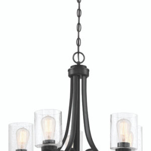 Bolden 5 Light Chandelier in Flat Black
