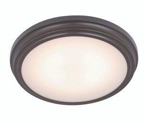 X66 Series 1 Light 13" LED Flushmount in Oiled Bronze