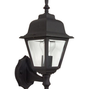 Coach Lights Cast 1 Light Small Outdoor Wall Lantern in Textured Black